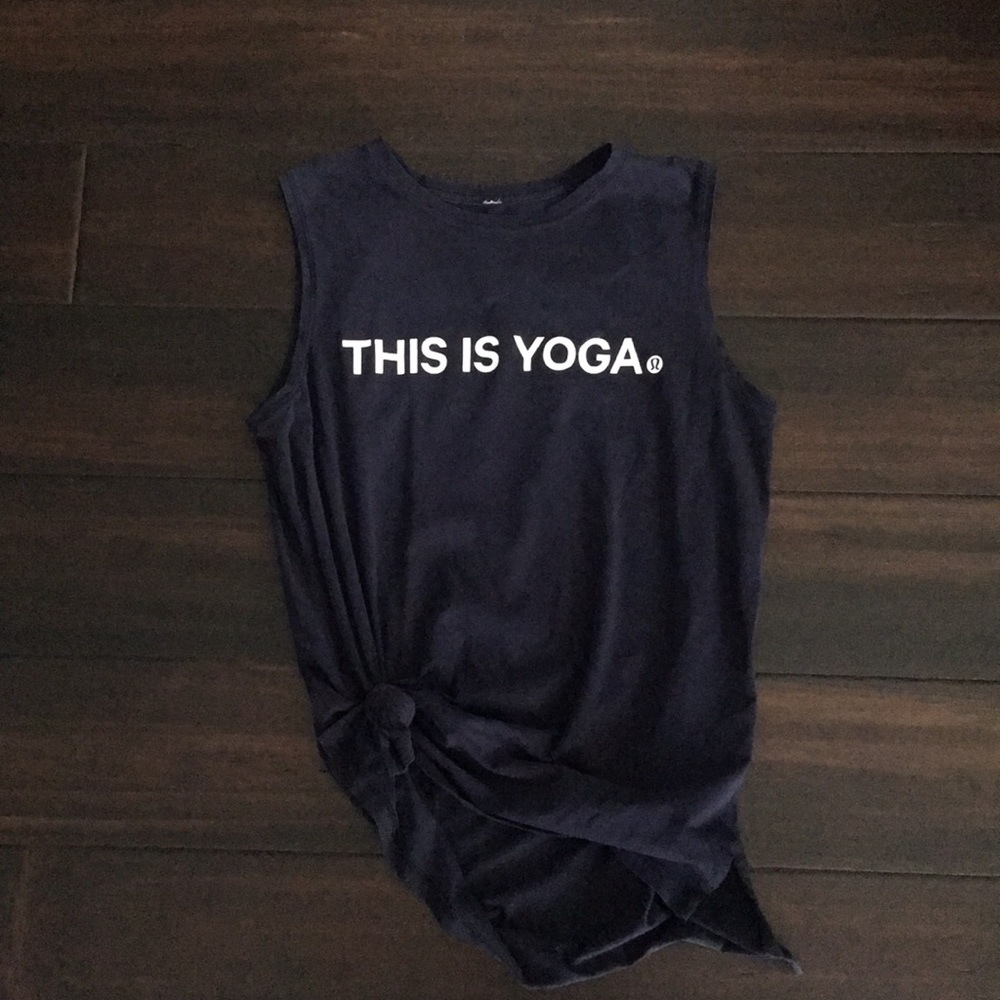 Lululemon “This is Yoga” Tank Sz 4